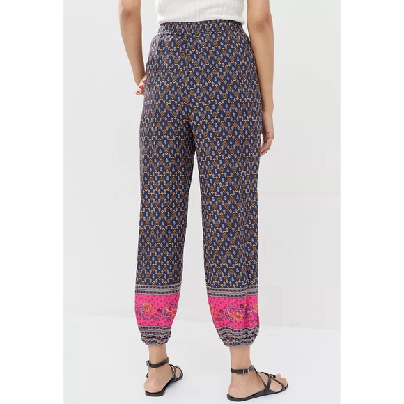 Anthropologie Smocked Balloon-Leg Pants NWT Size 14 - Picture 4 of 16